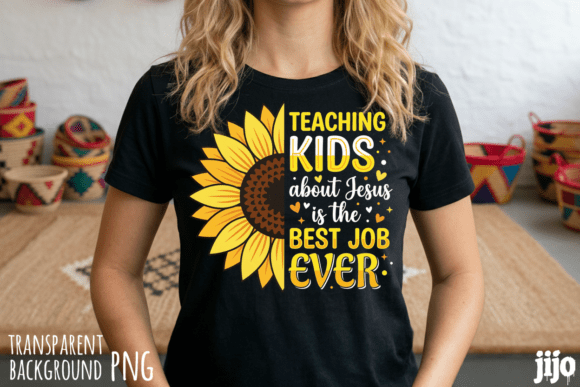 Christian Jesus Teaching Kids PNG T-Shirt Designs