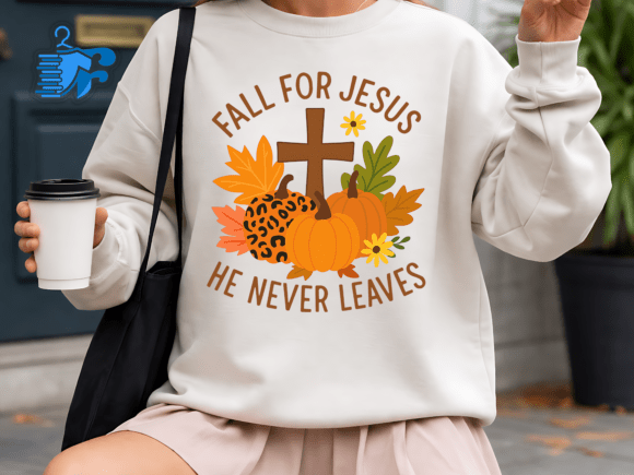 Fall for Jesus Christian SVG T-Shirt Designs