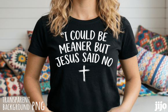 Jesus Meaner Christian Cross PNG