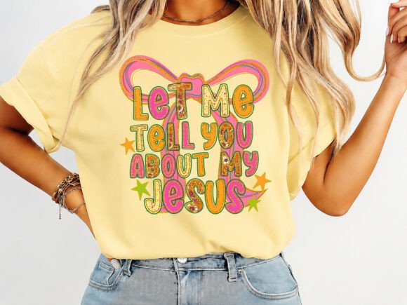 Jesus Quote Bow T-Shirt SVG PNG Design