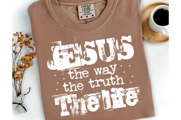 Jesus the Way SVG: Faith-Inspired T-Shirt Designs